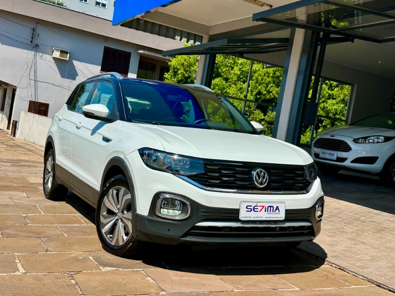 VOLKSWAGEN T-CROSS HIGHLINE 1.4 250 TSI 16V 2019/2020 SÉTIMA VEÍCULOS GUAPORÉ / Carros no Vale