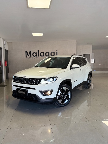 JEEP COMPASS 2.0 16V FLEX LONGITUDE AUTOMÁTICO 2018/2018 MALAGGI VEÍCULOS ENCANTADO / Carros no Vale