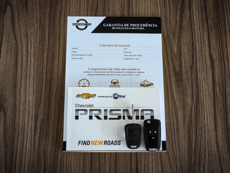 CHEVROLET PRISMA ADVANTAGE 1.4 8V FLEX 2018/2018 DUARTE VEÍCULOS PORTO ALEGRE / Carros no Vale