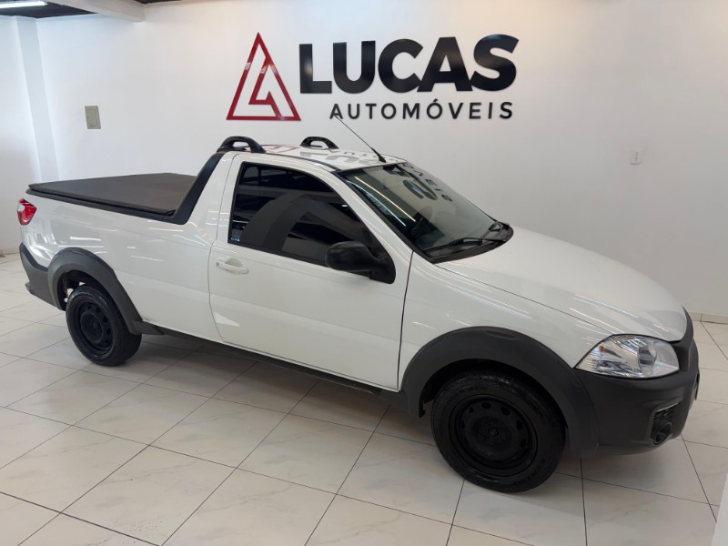 FIAT STRADA HARD WORK 1.4 CS 2017/2017 LUCAS AUTOMÓVEIS BOM RETIRO DO SUL / Carros no Vale