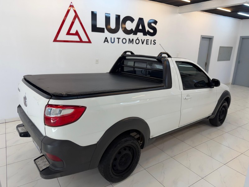 FIAT STRADA HARD WORK 1.4 CS 2017/2017 LUCAS AUTOMÓVEIS BOM RETIRO DO SUL / Carros no Vale