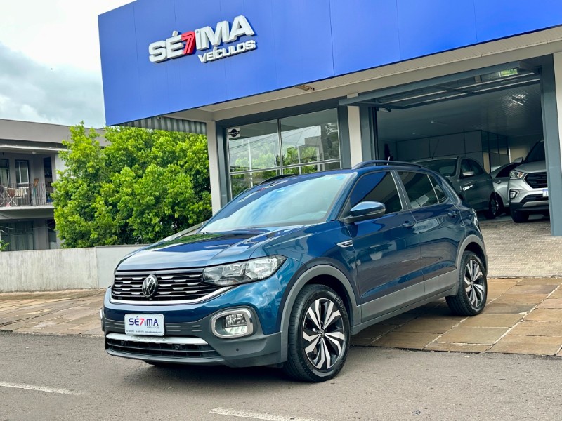 VOLKSWAGEN T-CROSS COMFORTLINE 200 TSI 2022/2022 SÉTIMA VEÍCULOS GUAPORÉ / Carros no Vale