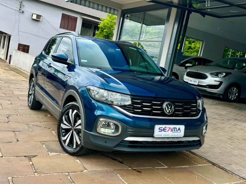 VOLKSWAGEN T-CROSS COMFORTLINE 200 TSI 2022/2022 SÉTIMA VEÍCULOS GUAPORÉ / Carros no Vale