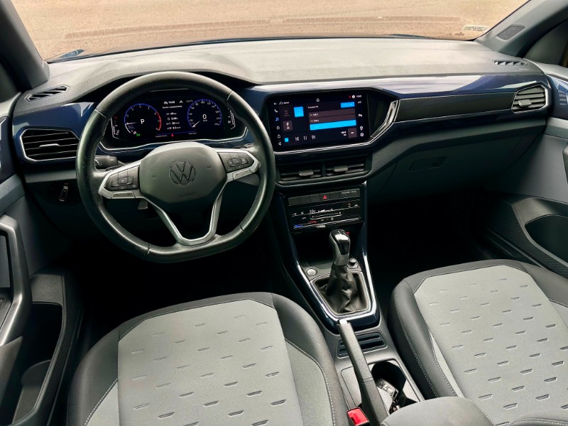 VOLKSWAGEN T-CROSS COMFORTLINE 200 TSI 2022/2022 SÉTIMA VEÍCULOS GUAPORÉ / Carros no Vale