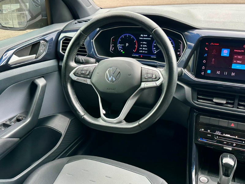 VOLKSWAGEN T-CROSS COMFORTLINE 200 TSI 2022/2022 SÉTIMA VEÍCULOS GUAPORÉ / Carros no Vale