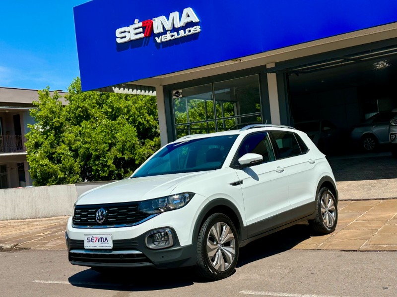 VOLKSWAGEN T-CROSS HIGHLINE 1.4 250 TSI 16V 2019/2020 SÉTIMA VEÍCULOS GUAPORÉ / Carros no Vale