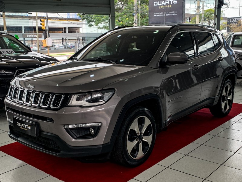 JEEP COMPASS 2.0 16V FLEX LONGITUDE AUTOMÁTICO 2018/2018 DUARTE VEÍCULOS PORTO ALEGRE / Carros no Vale JEEP COMPASS 2.0 16V FLEX LONGITUDE AUTOMÁTICO 2018/2018 DUARTE VEÍCULOS PORTO ALEGRE / Carros no Vale