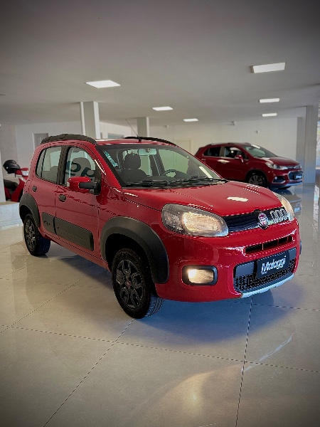 FIAT UNO 1.0 EVO WAY 8V FLEX 4P MANUAL 2015/2016 MALAGGI VEÍCULOS ENCANTADO / Carros no Vale