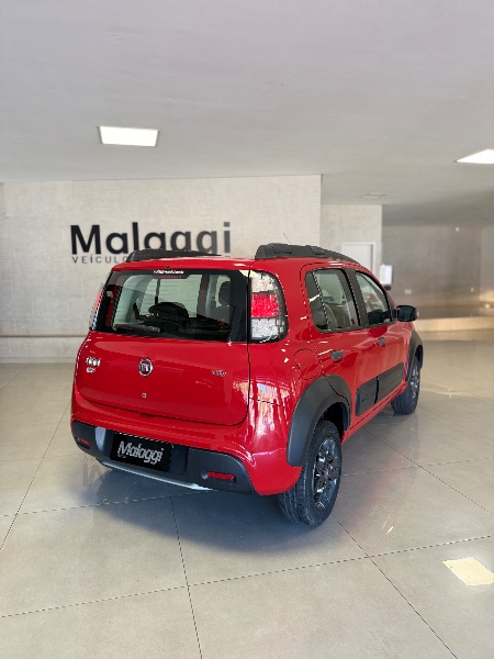FIAT UNO 1.0 EVO WAY 8V FLEX 4P MANUAL 2015/2016 MALAGGI VEÍCULOS ENCANTADO / Carros no Vale
