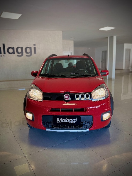FIAT UNO 1.0 EVO WAY 8V FLEX 4P MANUAL 2015/2016 MALAGGI VEÍCULOS ENCANTADO / Carros no Vale
