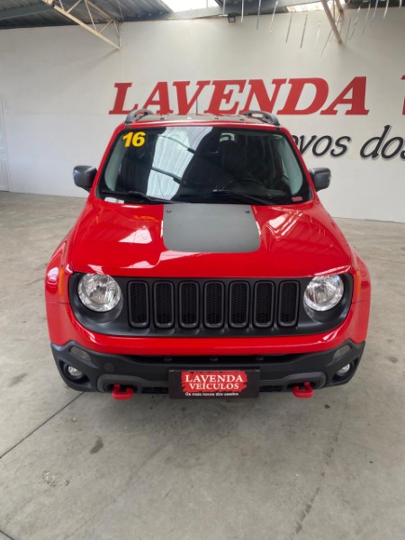 JEEP RENEGADE 2.0 16V TURBO DIESEL TRAILHAWK 4P 4X4 AUTOMÁTICO 2015/2016 LAVENDA VEÍCULOS ARROIO DO MEIO / Carros no Vale