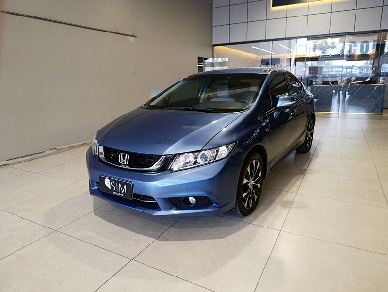 Honda Civic Lxr 2.0 Flexone 16v 2014/2015 SIM VEÍCULOS PORTO ALEGRE / Carros no Vale