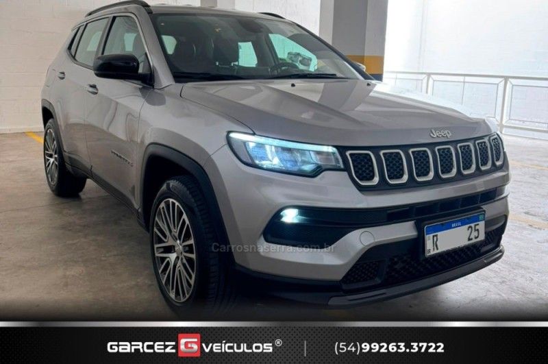 JEEP COMPASS 1.3 SPORT T270 16V TURBO 2021/2022 GARCEZ VEÍCULOS BENTO GONÇALVES / Carros no Vale
