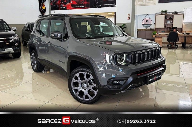 JEEP RENEGADE 1.3 S T270 16V TURBO 4×4 2022/2023 GARCEZ VEÍCULOS BENTO GONÇALVES / Carros no Vale