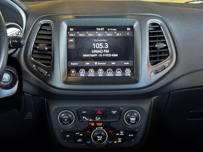 JEEP COMPASS 2.0 16V LONGITUDE 4X4 2019/2020 GRIFFCAR MULTIMARCAS DOIS IRMÃOS / Carros no Vale JEEP COMPASS 2.0 16V LONGITUDE 4X4 2019/2020 GRIFFCAR MULTIMARCAS DOIS IRMÃOS / Carros no Vale