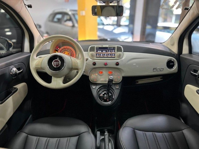 FIAT 500 1.4 LOUNGE 16V AUTOMATIZADO 2010/2010 PRIME MULTIMARCAS CAXIAS DO SUL / Carros no Vale