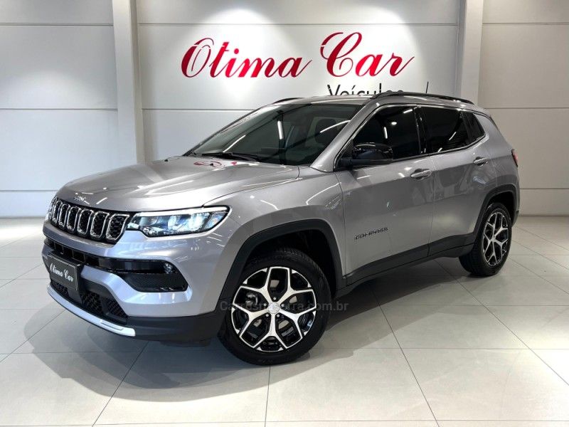 JEEP COMPASS 1.3 LONGITUDE T270 16V TURBO 2024/2025 ÓTIMA CAR FLORES DA CUNHA / Carros no Vale
