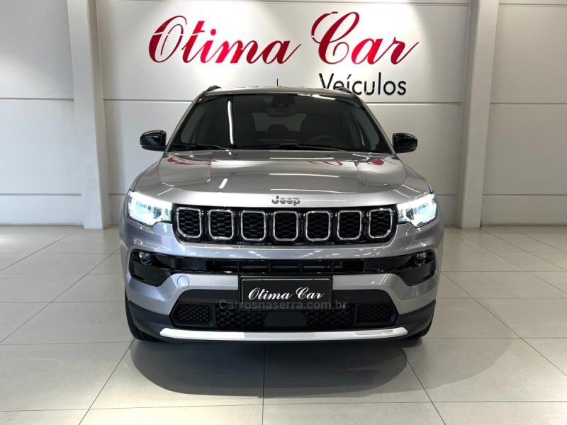 JEEP COMPASS 1.3 LONGITUDE T270 16V TURBO 2024/2025 ÓTIMA CAR FLORES DA CUNHA / Carros no Vale