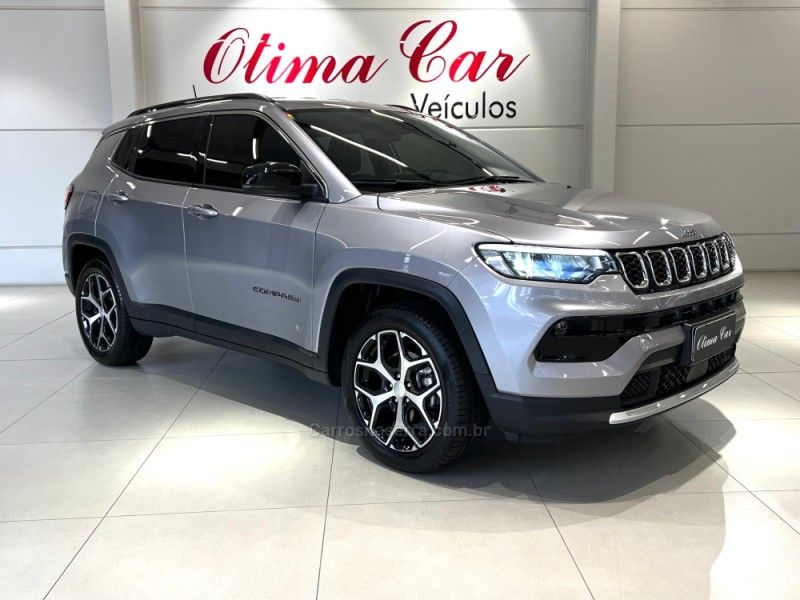 JEEP COMPASS 1.3 LONGITUDE T270 16V TURBO 2024/2025 ÓTIMA CAR FLORES DA CUNHA / Carros no Vale