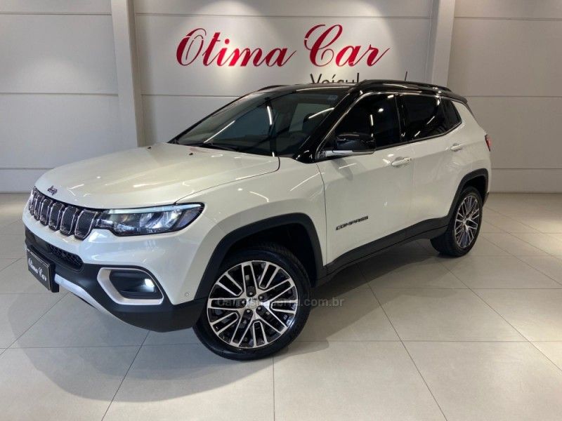 JEEP COMPASS 2.0 LIMITED TD350 TURBO 4X4 2022/2023 ÓTIMA CAR FLORES DA CUNHA / Carros no Vale