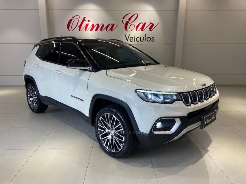 JEEP COMPASS 2.0 LIMITED TD350 TURBO 4X4 2022/2023 ÓTIMA CAR FLORES DA CUNHA / Carros no Vale