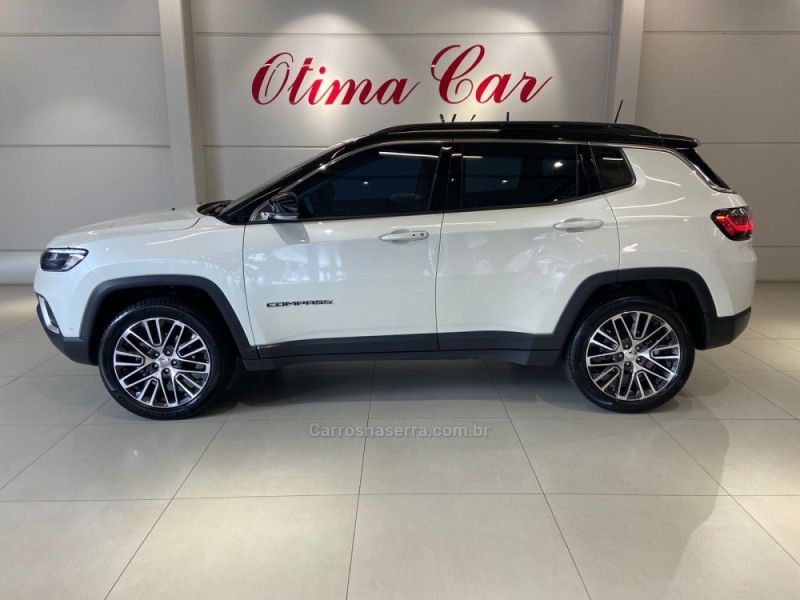JEEP COMPASS 2.0 LIMITED TD350 TURBO 4X4 2022/2023 ÓTIMA CAR FLORES DA CUNHA / Carros no Vale