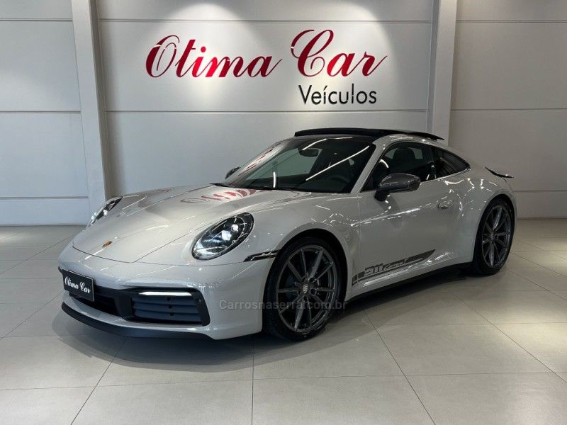 PORSCHE 911 3.0 CARRERA T COUPÉ 2024/2024 ÓTIMA CAR FLORES DA CUNHA / Carros no Vale