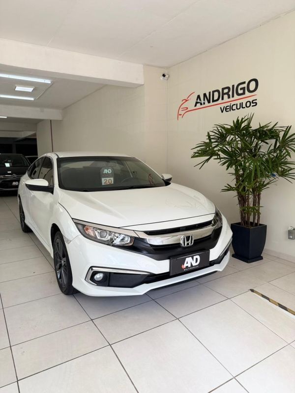HONDA CIVIC 2.0 16V FLEXONE EX CVT 2020/2020 ANDRIGO VEÍCULOS CAXIAS DO SUL / Carros no Vale