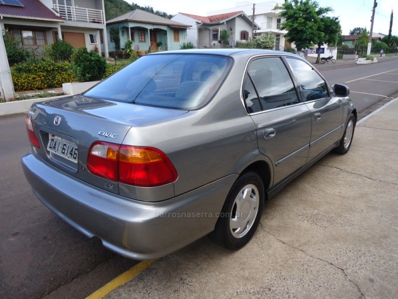 HONDA CIVIC 1.6 LX 16V 2000/2000 BOURSCHEID CARROS E MOTOS SANTA CLARA DO SUL / Carros no Vale