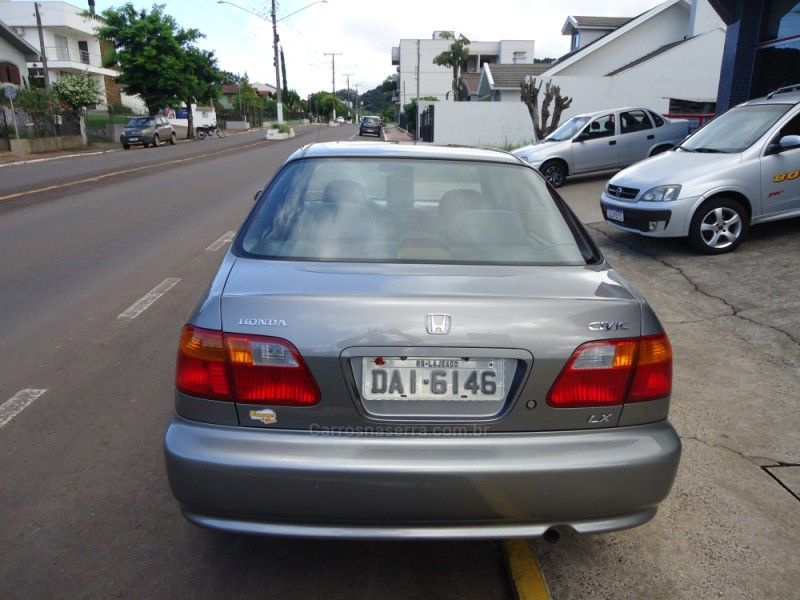 HONDA CIVIC 1.6 LX 16V 2000/2000 BOURSCHEID CARROS E MOTOS SANTA CLARA DO SUL / Carros no Vale