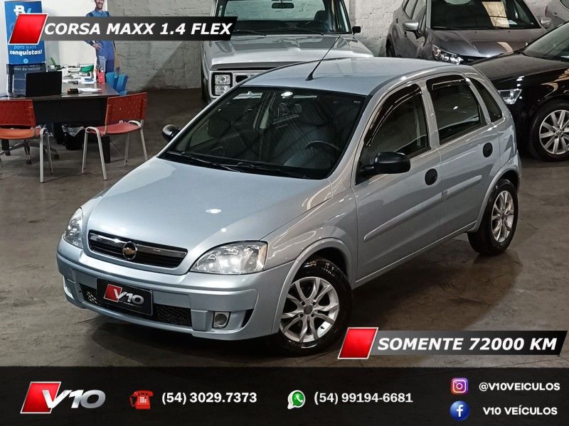 CHEVROLET CORSA 1.4 MPFI MAXX 8V 2011/2012 V10 VEÍCULOS CAXIAS DO SUL / Carros no Vale