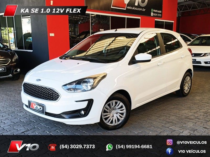 FORD KA 1.0 SE 12V 2018/2019 V10 VEÍCULOS CAXIAS DO SUL / Carros no Vale