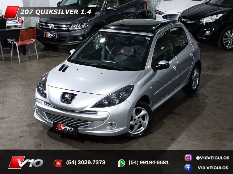 PEUGEOT 207 1.4 QUIKSILVER 8V 2010/2011 V10 VEÍCULOS CAXIAS DO SUL / Carros no Vale