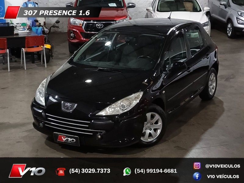 PEUGEOT 307 1.6 PRESENCE 16V 2007/2008 V10 VEÍCULOS CAXIAS DO SUL / Carros no Vale