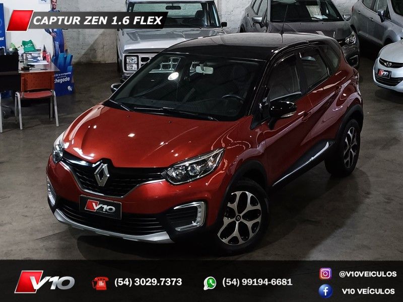 RENAULT CAPTUR 1.6 16V SCE ZEN 2017/2018 V10 VEÍCULOS CAXIAS DO SUL / Carros no Vale