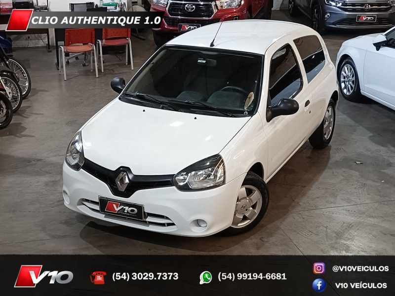 RENAULT CLIO 1.0 AUTHENTIQUE 16V 2012/2013 V10 VEÍCULOS CAXIAS DO SUL / Carros no Vale