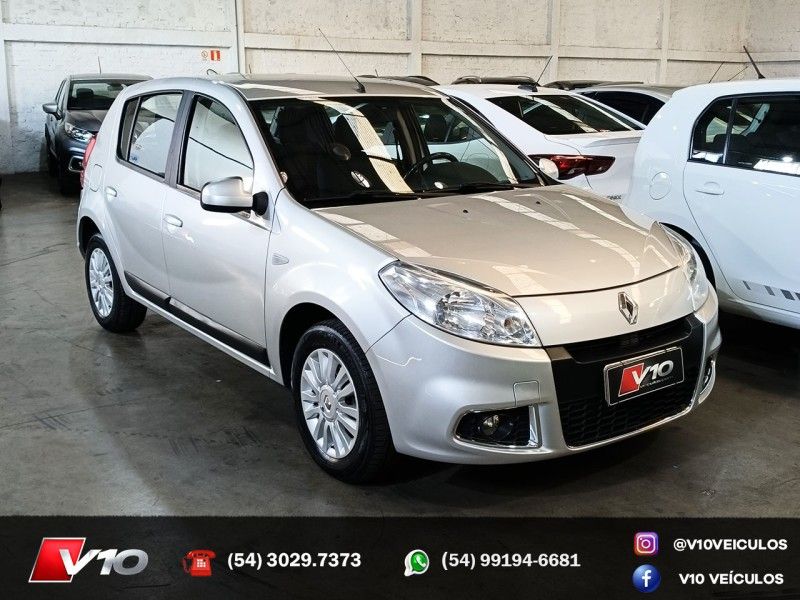 RENAULT SANDERO 1.6 PRIVILÉGE 8V 2012/2013 V10 VEÍCULOS CAXIAS DO SUL / Carros no Vale