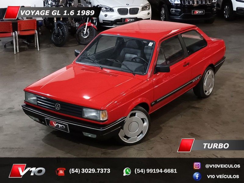 VOLKSWAGEN VOYAGE 1.6 GL 8V ÁLCOOL 1989/1989 V10 VEÍCULOS CAXIAS DO SUL / Carros no Vale