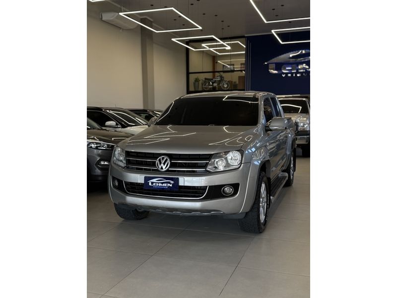 VOLKSWAGEN AMAROK 2.0 HIGHLINE 4X4 CD 16V TURBO INTERCOOLER 2010/2011 LEHMEN VEÍCULOS VENÂNCIO AIRES / Carros no Vale