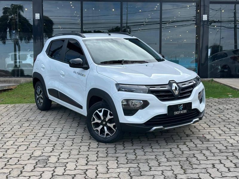 Renault Kwid OUTSIDER 1.0 Flex 12V 5p Mec. 2023/2024 CONCEPT MOTORS PASSO FUNDO / Carros no Vale Renault Kwid OUTSIDER 1.0 Flex 12V 5p Mec. 2023/2024 CONCEPT MOTORS PASSO FUNDO / Carros no Vale