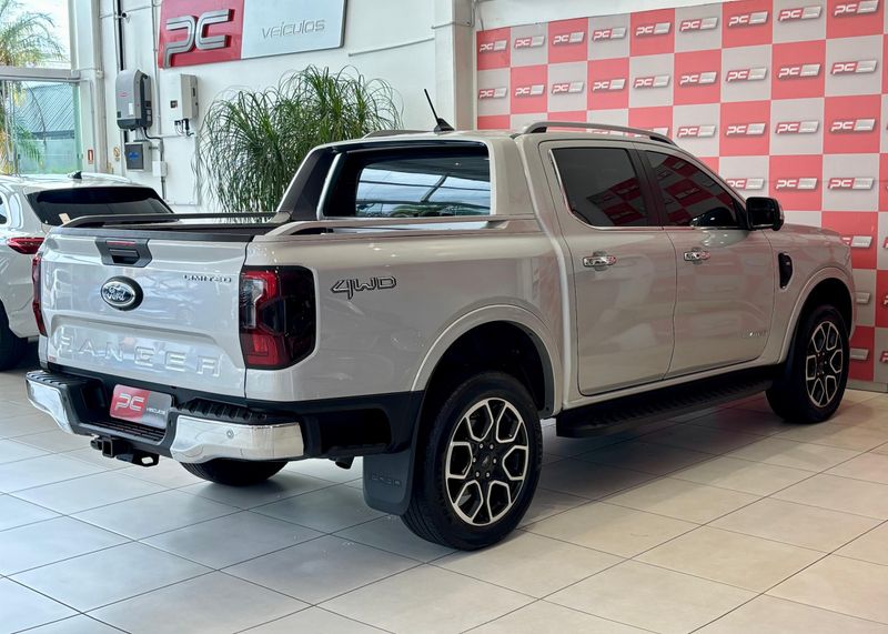 Ford Ranger Limited 3.0 V6 4×4 CD TB Die 2023/2024 PC VEÍCULOS SANTA CRUZ DO SUL / Carros no Vale