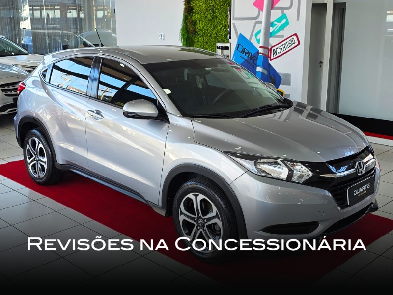 HONDA HR-V 1.8 16V FLEX LX 4P AUTOMÁTICO 2017/2018 DUARTE VEÍCULOS PORTO ALEGRE / Carros no Vale