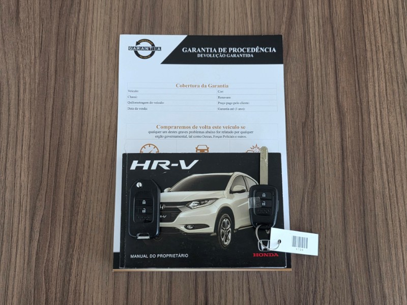 HONDA HR-V 1.8 16V FLEX LX 4P AUTOMÁTICO 2017/2018 DUARTE VEÍCULOS PORTO ALEGRE / Carros no Vale