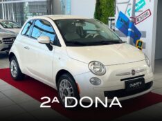 FIAT 500 1.4 CULT 8V FLEX 2P MANUAL 2012/2013 DUARTE VEÍCULOS PORTO ALEGRE / Carros no Vale
