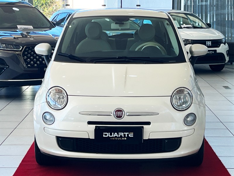 FIAT 500 1.4 CULT 8V FLEX 2P MANUAL 2012/2013 DUARTE VEÍCULOS PORTO ALEGRE / Carros no Vale