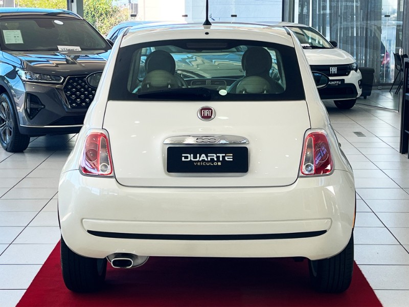FIAT 500 1.4 CULT 8V FLEX 2P MANUAL 2012/2013 DUARTE VEÍCULOS PORTO ALEGRE / Carros no Vale