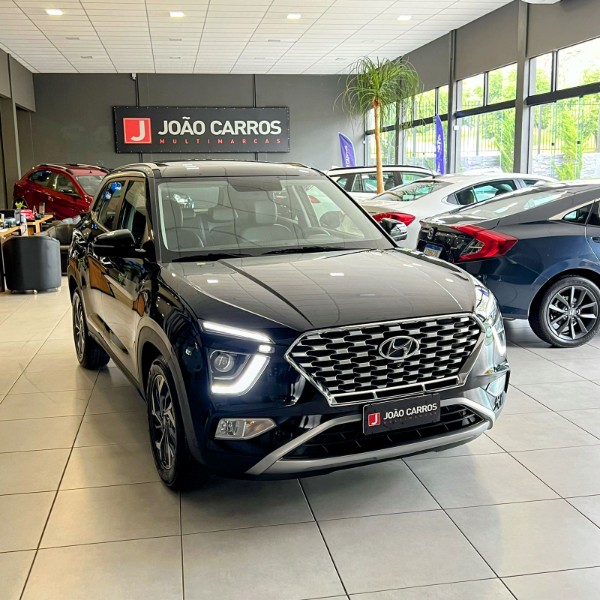 HYUNDAI CRETA 1.0 TGDI PLATINUM 2022/2022 JOÃO CARROS MULTIMARCAS GUAPORÉ / Carros no Vale
