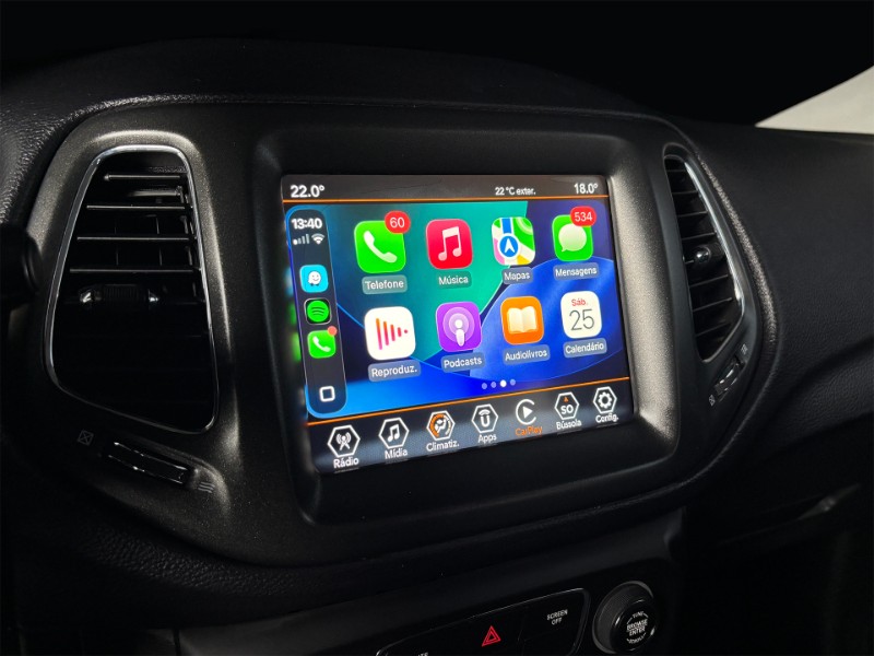 JEEP COMPASS LONGITUDE 2.0 FLEX 2021 2020/2021 DUARTE VEÍCULOS PORTO ALEGRE / Carros no Vale