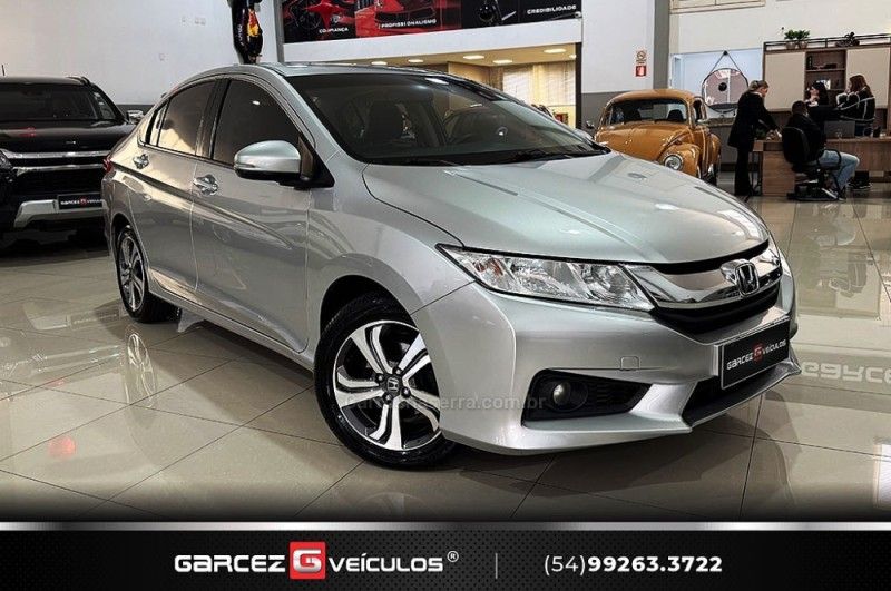 HONDA CITY 1.5 EXL 16V 2016/2016 GARCEZ VEÍCULOS BENTO GONÇALVES / Carros no Vale