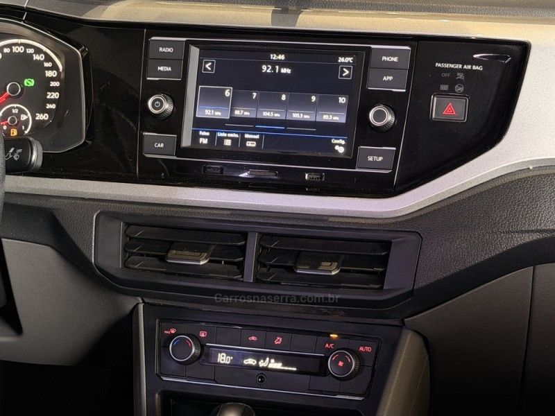 VOLKSWAGEN VIRTUS 1.0 200 TSI HIGHLINE 2018/2019 GRIFFCAR MULTIMARCAS DOIS IRMÃOS / Carros no Vale